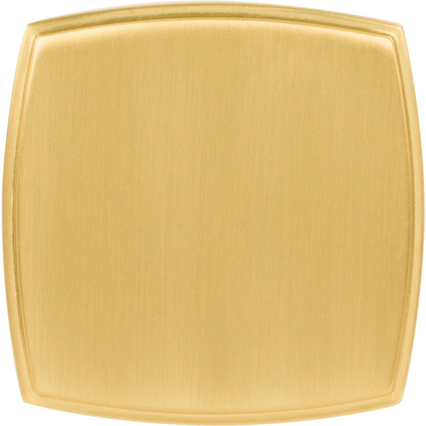 JEFFREY ALEXANDER 141L-BG Renzo 1-3/4" Diameter Square Knob - Brushed Gold