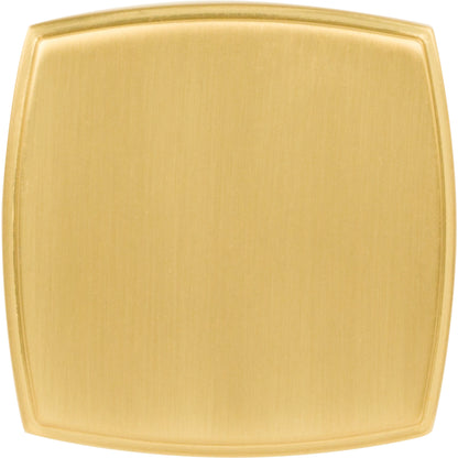JEFFREY ALEXANDER 141L-BG Renzo 1-3/4" Diameter Square Knob - Brushed Gold