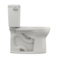 TOTO CST775CEFG#12 Drake Two-Piece Round 1.28 GPF Universal Height TORNADO FLUSH Toilet with CEFIONTECT , Sedona Beige