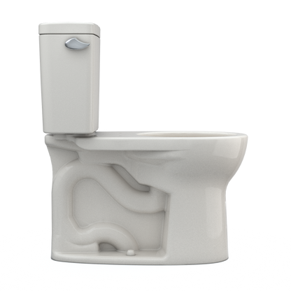 TOTO CST775CSFG#12 Drake Two-Piece Round 1.6 Gpf Universal Height Tornado Flush Toilet With Cefiontect - Sedona Beige