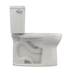 TOTO CST775CEFG#12 Drake Two-Piece Round 1.28 Gpf Universal Height Tornado Flush Toilet With Cefiontect - Sedona Beige