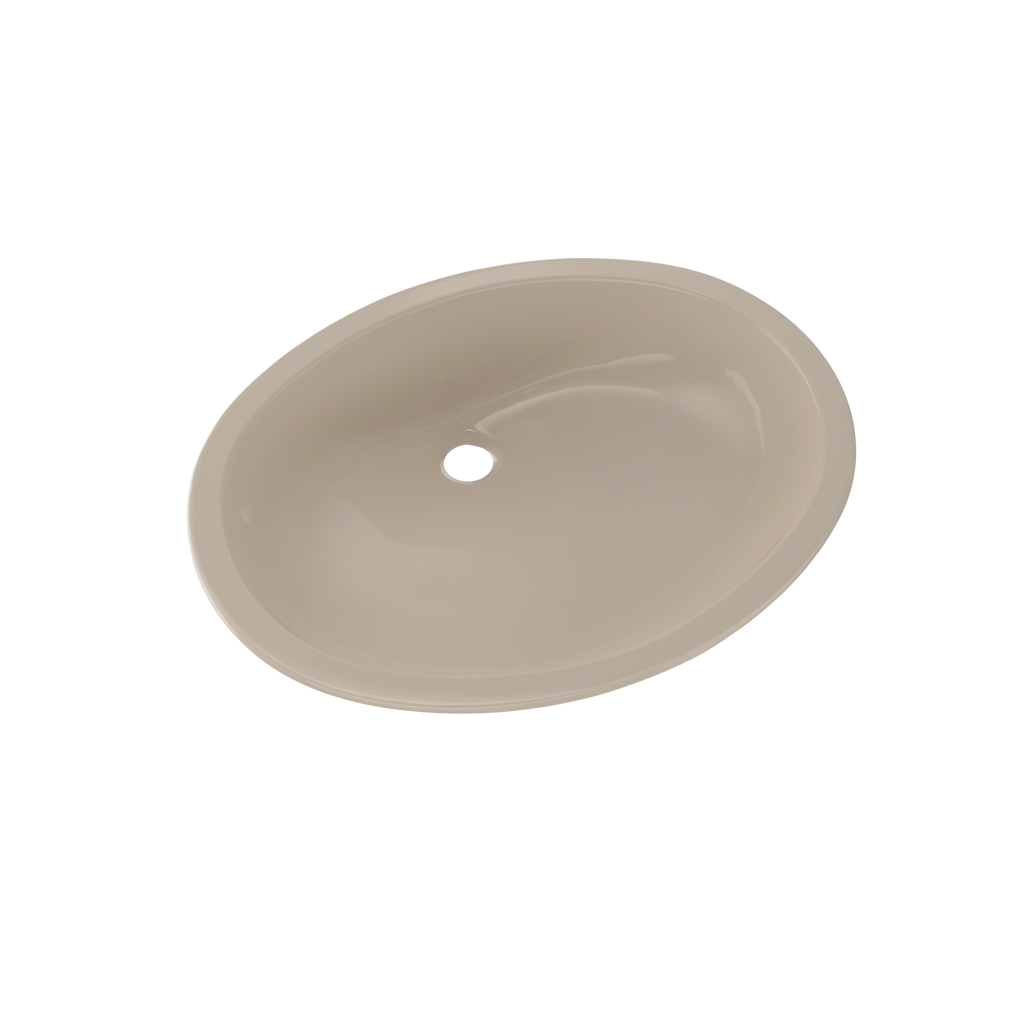 TOTO LT597G#03 Dantesca Oval Undermount Bathroom Sink With Cefiontect - Bone