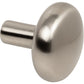 JEFFREY ALEXANDER 329SN Loxley 1-1/4" Diameter Mushroom Knob - Satin Nickel