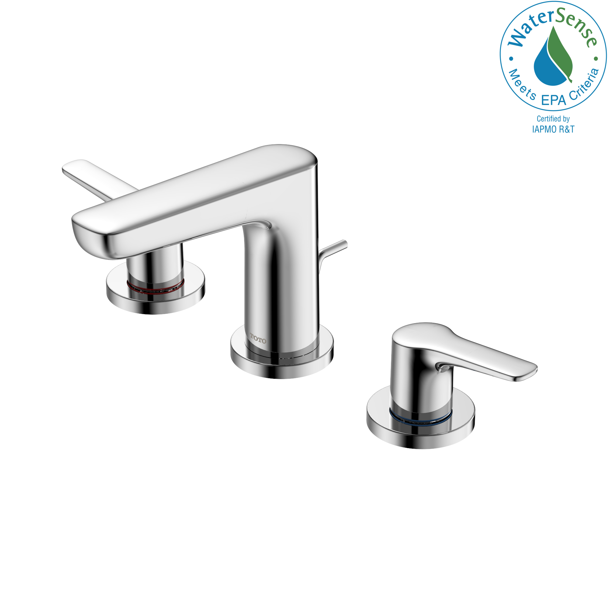 TOTO TLG03201U#CP Gs Series 1.2 Gpm Two Handle Widespread Bathroom Sink Faucet With Drain Assembly - Polished Chrome