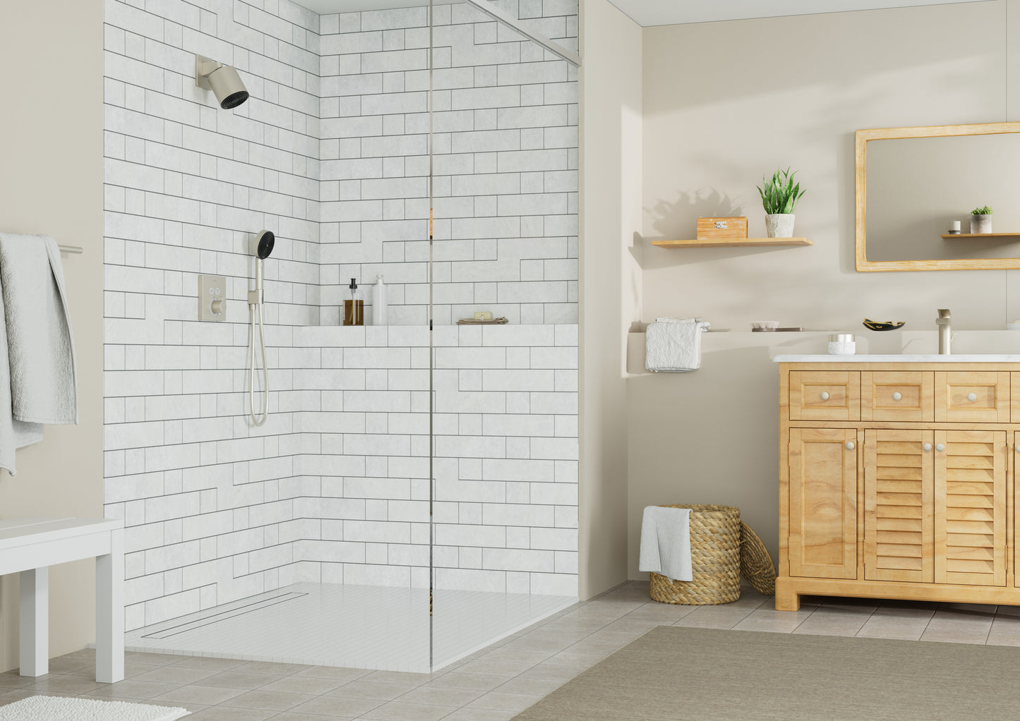 HANSGROHE 04918820 Brushed Nickel Pulsify S Modern Handshower Set 1.75 GPM