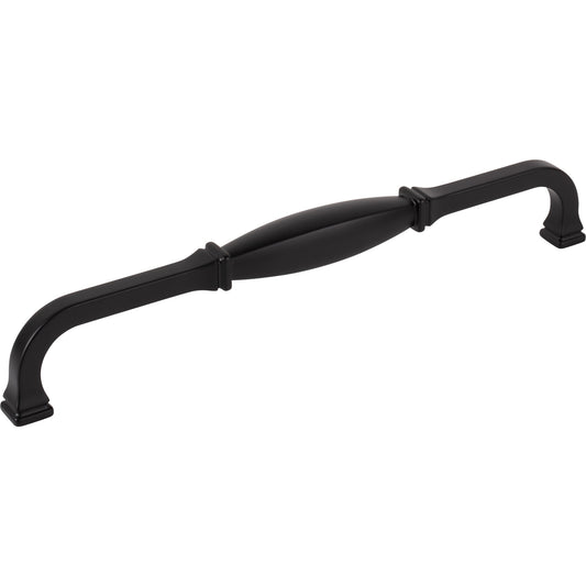 JEFFREY ALEXANDER 278-12MB Audrey 12" Center-to-Center Appliance Pull - Matte Black