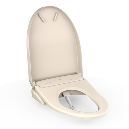 TOTO SW4734#12 Washlet S7A Electronic Bidet Toilet Seat With Ewater+ Bowl And Wand Cleaning And Auto Open And Close Classic Lid - Sedona Beige