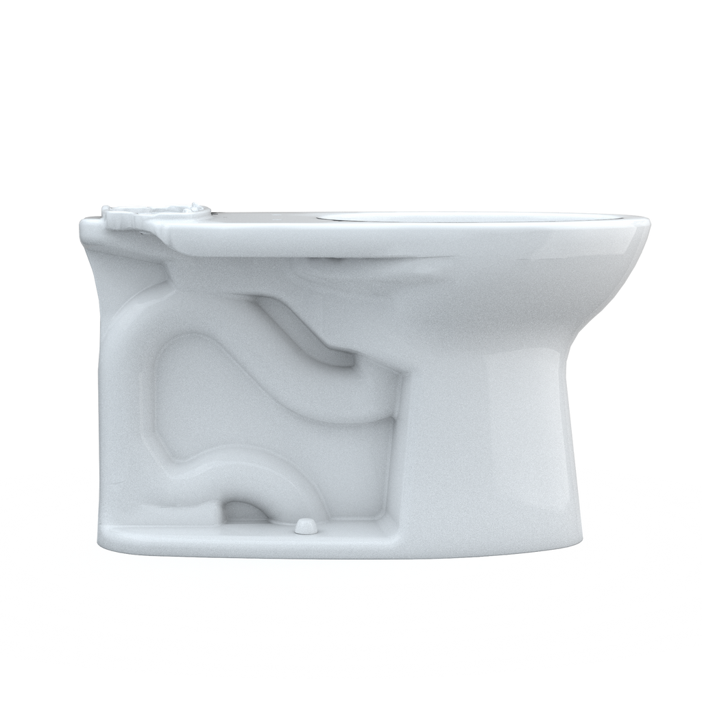 TOTO C776CEG#01 Drake Elongated Tornado Flush Toilet Bowl With Cefiontect - Cotton White