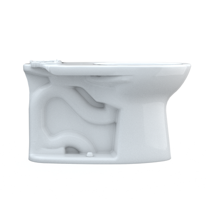 TOTO C776CEG#01 Drake Elongated Tornado Flush Toilet Bowl With Cefiontect - Cotton White