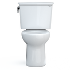TOTO CST785CEFG#01 Drake Transitional Two-Piece Round 1.28 Gpf Universal Height Tornado Flush Toilet With Cefiontect - Cotton White