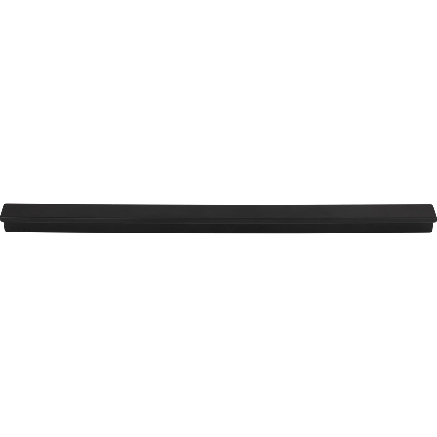 TOP KNOBS TK1046BLK Minetta 12" Center to Center Finger Pull - Flat Black