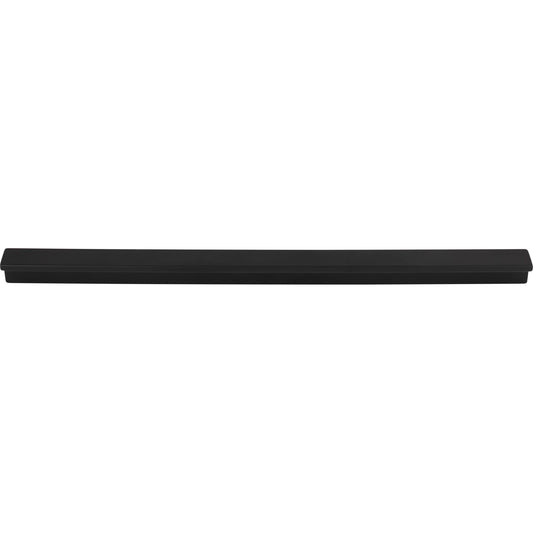 TOP KNOBS TK1046BLK Minetta 12" Center to Center Finger Pull - Flat Black