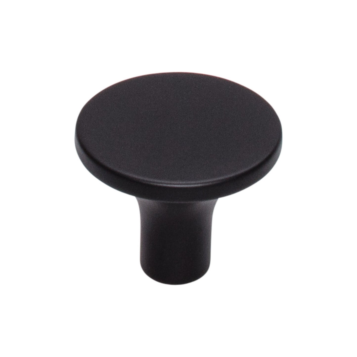 TOP KNOBS TK913BLK Marion 1 1/4" Diameter Round Knob - Flat Black