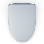 TOTO SW4724AT40#01 Washlet+ S7  Electronic Bidet Toilet Seat With Ewater+ Bowl And Wand Cleaning And Classic Lid - Cotton White