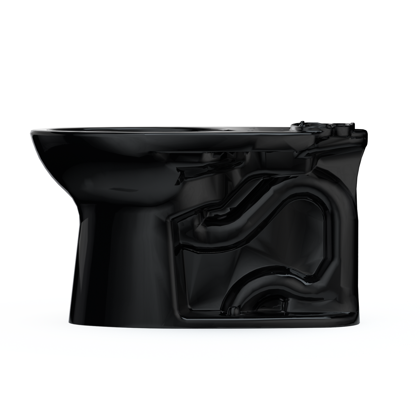 TOTO C776CEF#51 Drake Elongated Universal Height Universal Height TORNADO FLUSH Toilet Bowl , Ebony