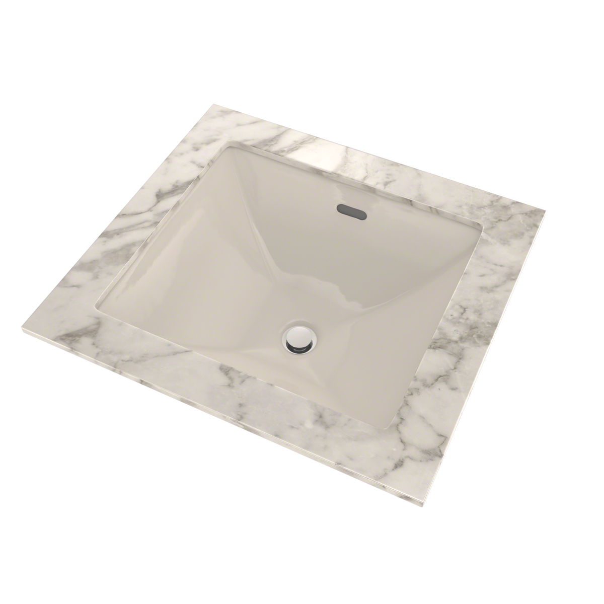 TOTO LT624G#12 Legato Rectangular Undermount Bathroom Sink With Cefiontect - Sedona Beige