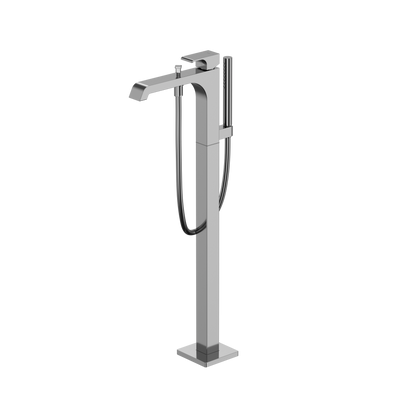 TOTO TBG08306U#CP Gc Single-Handle Free Standing Tub Filler With Handshower - Polished Chrome