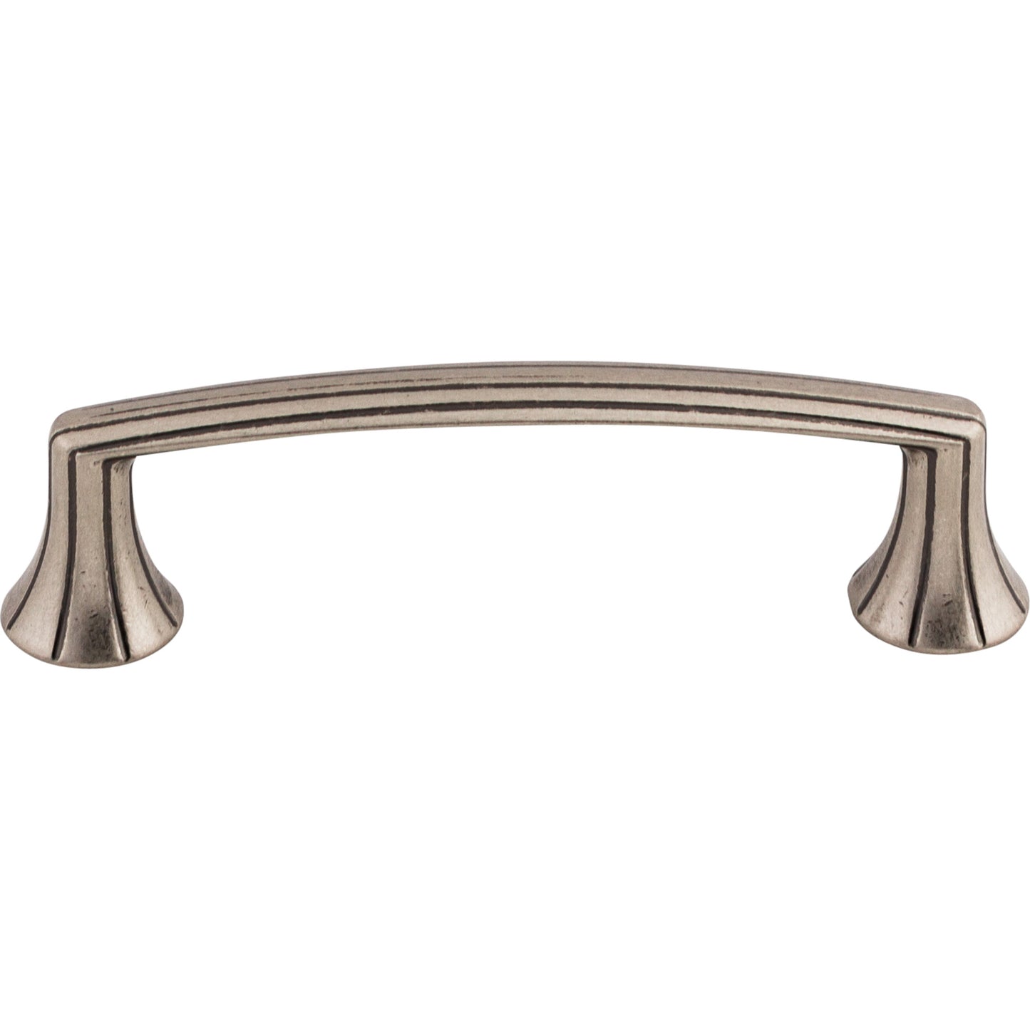 TOP KNOBS M956 Rue 3 3/4" Center to Center Bar Pull - Pewter Antique