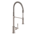 AXOR 16582801 Montreux Semi-Pro Kitchen Faucet 2-Spray, 1.75 GPM - Stainless Steel Optic