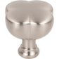 JEFFREY ALEXANDER 686SN Southerland 1-1/4" Length Round Knob - Satin Nickel