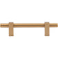 JEFFREY ALEXANDER 478-96SBZ Larkin 1 96 mm Center-to-Center Bar Pull - Satin Bronze