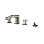 TOTO TBG09202U#PN Gm Two-Handle Deck-Mount Roman Tub Filler Trim With Handshower - Polished Nickel