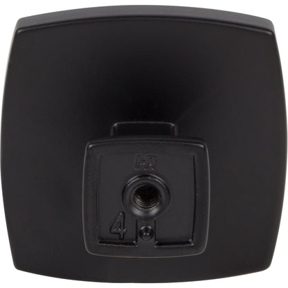 JEFFREY ALEXANDER 141L-MB Renzo 1-3/4" Diameter Square Knob - Matte Black