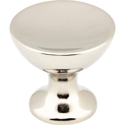 JEFFREY ALEXANDER 667NI Rae 1-1/4" Diameter Mushroom Knob , Polished Nickel