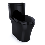 TOTO MS646124CEMFN#51 Aquia Iv One-Piece Elongated Dual Flush 1.28 And 0.9 Gpf Universal Height - Ebony