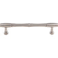 TOP KNOBS M723-7 Nouveau Bamboo 7" Center to Center Bar Pull - Brushed Satin Nickel