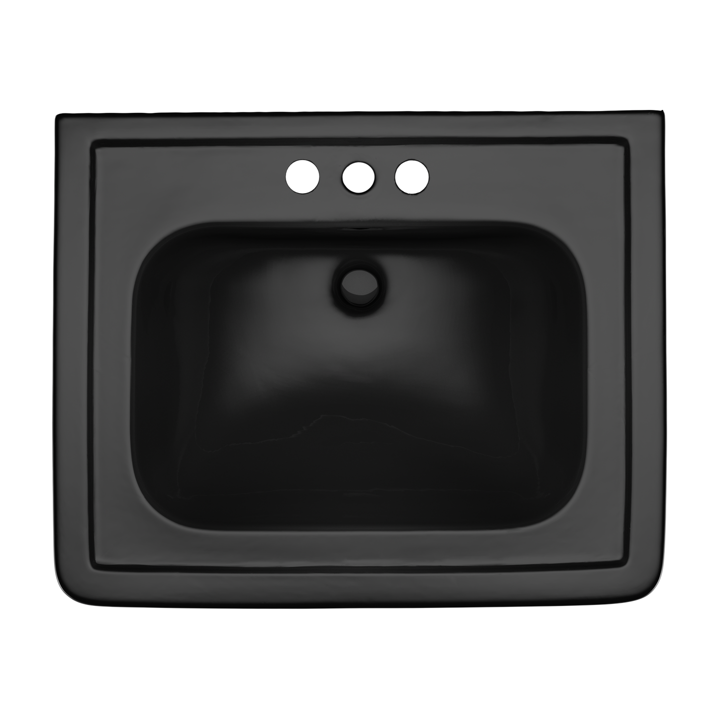 TOTO LPT530.4N#51 Promenade 27-1/2" X 22-1/4" Rectangular Pedestal Bathroom Sink For 4 Inch Center Faucets - Ebony