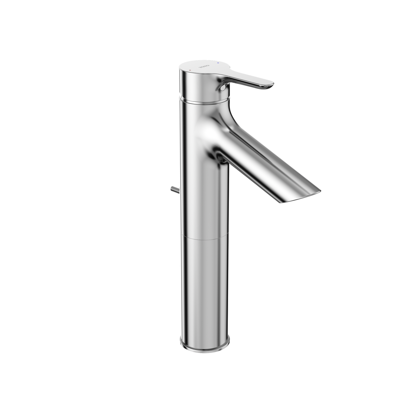 TOTO TLS01304U#CP TLS01304U#CP LB Series 1.2 GPM Single Handle Bathroom Faucet for Semi-Vessel Sink with Drain Assembly , Polished Chrome