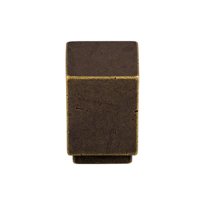 TOP KNOBS TK33GBZ Linear 3/4" Length Square Knob - German Bronze