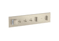 AXOR 12572821 ShowerComposition Thermostatic Module Trim for 3 Functions - Brushed Nickel