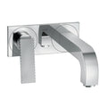 AXOR 39171001 Citterio Wall-Mounted Single-Handle Faucet Trim with Base Plate- Rhombic Cut, 1.2 GPM - Chrome