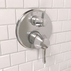 HANSGROHE 15752001 Ecostat Classic Thermostatic Trim with Volume Control, Round - Chrome