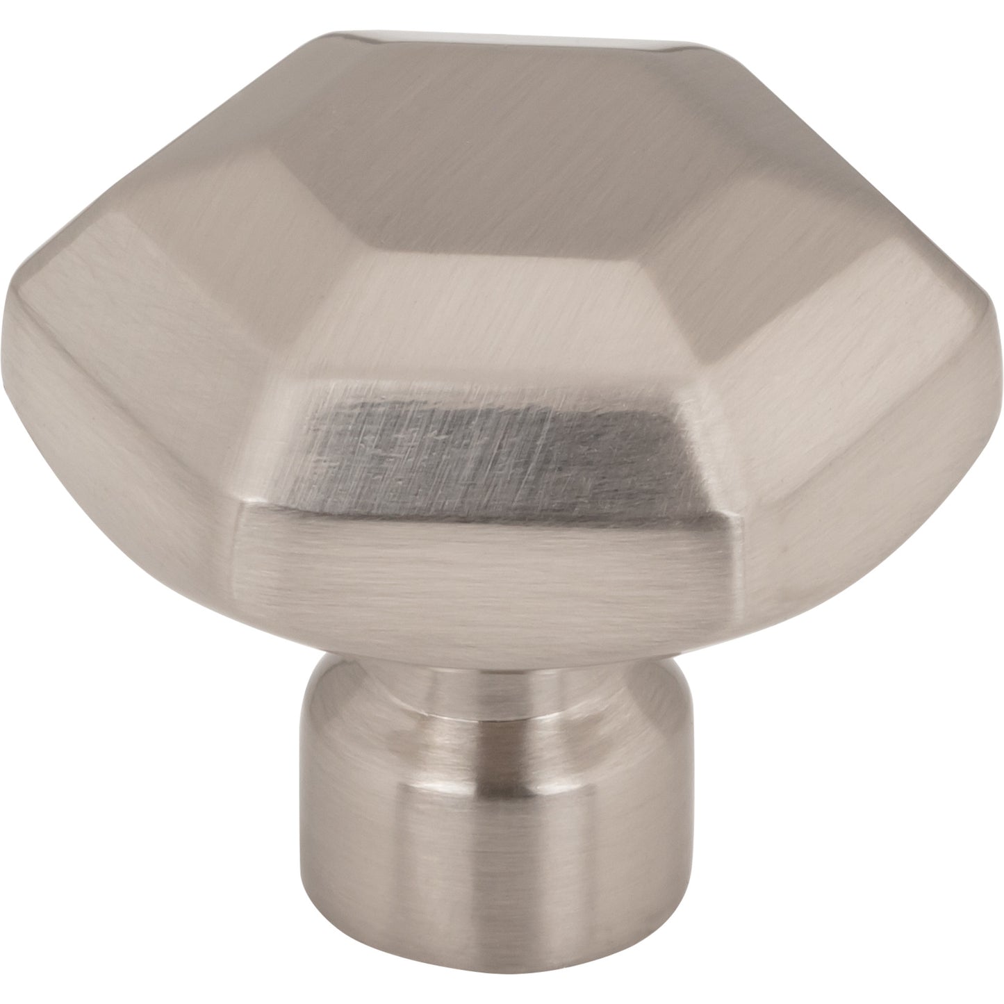 TOP KNOBS TK3200BSN Dustin 1 1/4" Length Geometric Knob - Brushed Satin Nickel