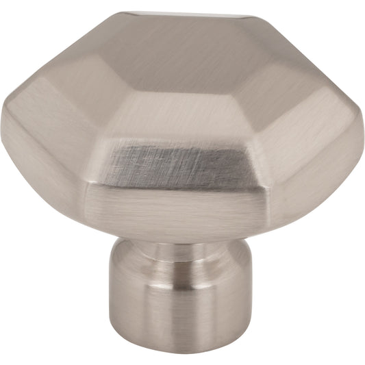 TOP KNOBS TK3200BSN Dustin 1 1/4" Length Geometric Knob - Brushed Satin Nickel