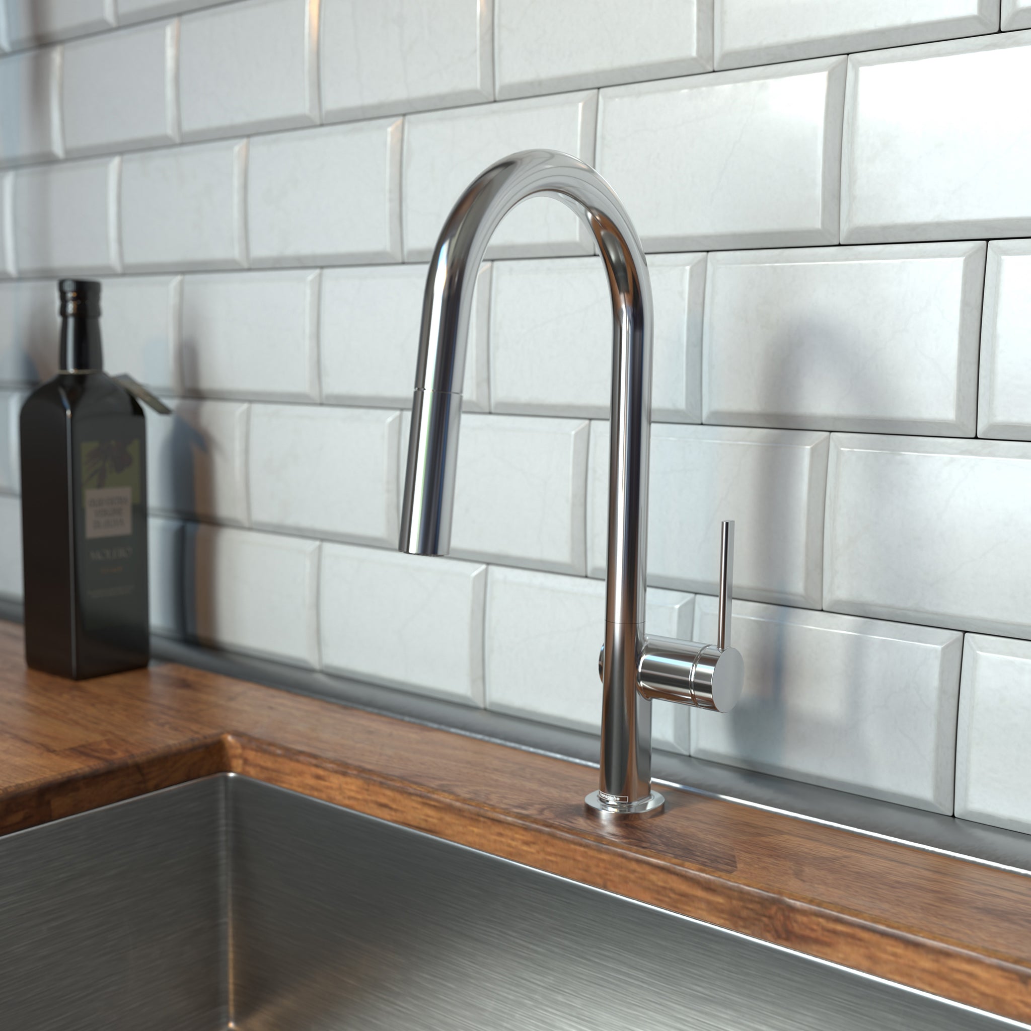 HANSGROHE 72850001 Talis N HighArc Kitchen Faucet, A-Style 2-Spray Pull-Down with sBox, 1.75 GPM - Chrome