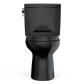 TOTO MS454124CUF#51 Drake II 1G Two-Piece Elongated 1.0 GPF Universal Height Toilet with SS124 SoftClose Seat , Ebony