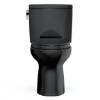 TOTO MS454124CUF#51 Drake Ii 1G Two-Piece Elongated 1.0 Gpf Universal Height Toilet With Ss124 Softclose Seat - Ebony