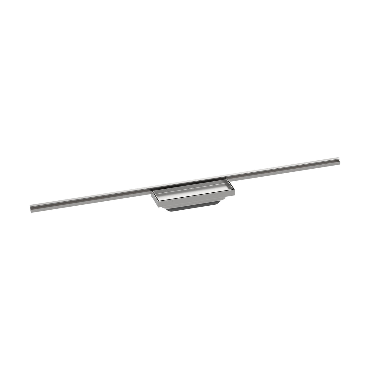 HANSGROHE 56222001 RainDrain Minimalistic Complete Set 2", 39 3/8" Trim and Installation Set - Brushed Stainless Steel