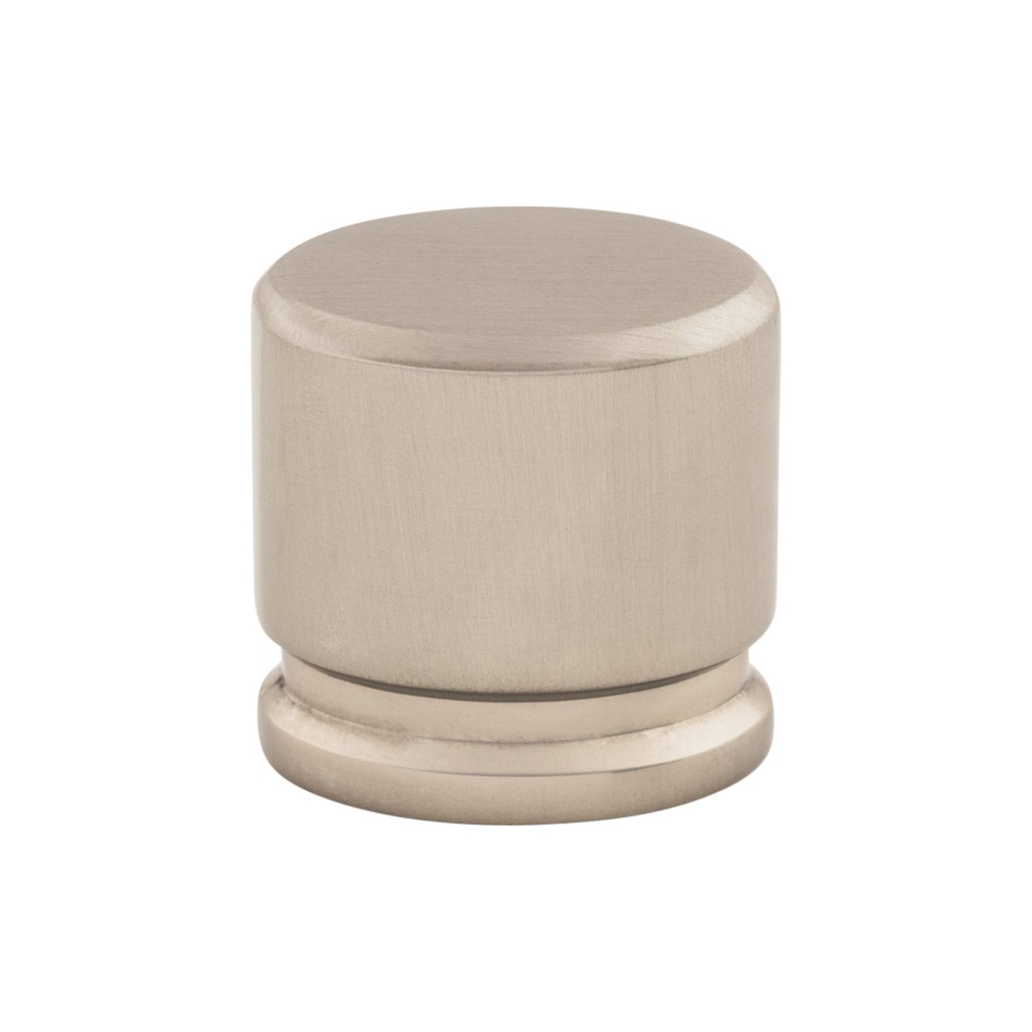 TOP KNOBS TK59BSN Oval 1 1/8" Length Oval Knob - Brushed Satin Nickel