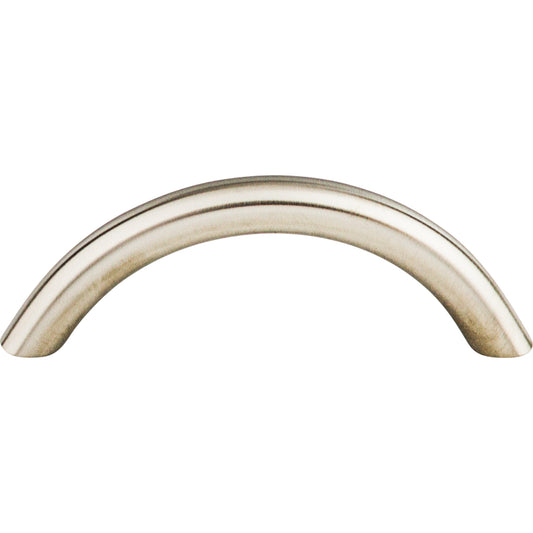 TOP KNOBS SS13 Solid Bowed 3" Center to Center Bar Pull - Stainless Steel