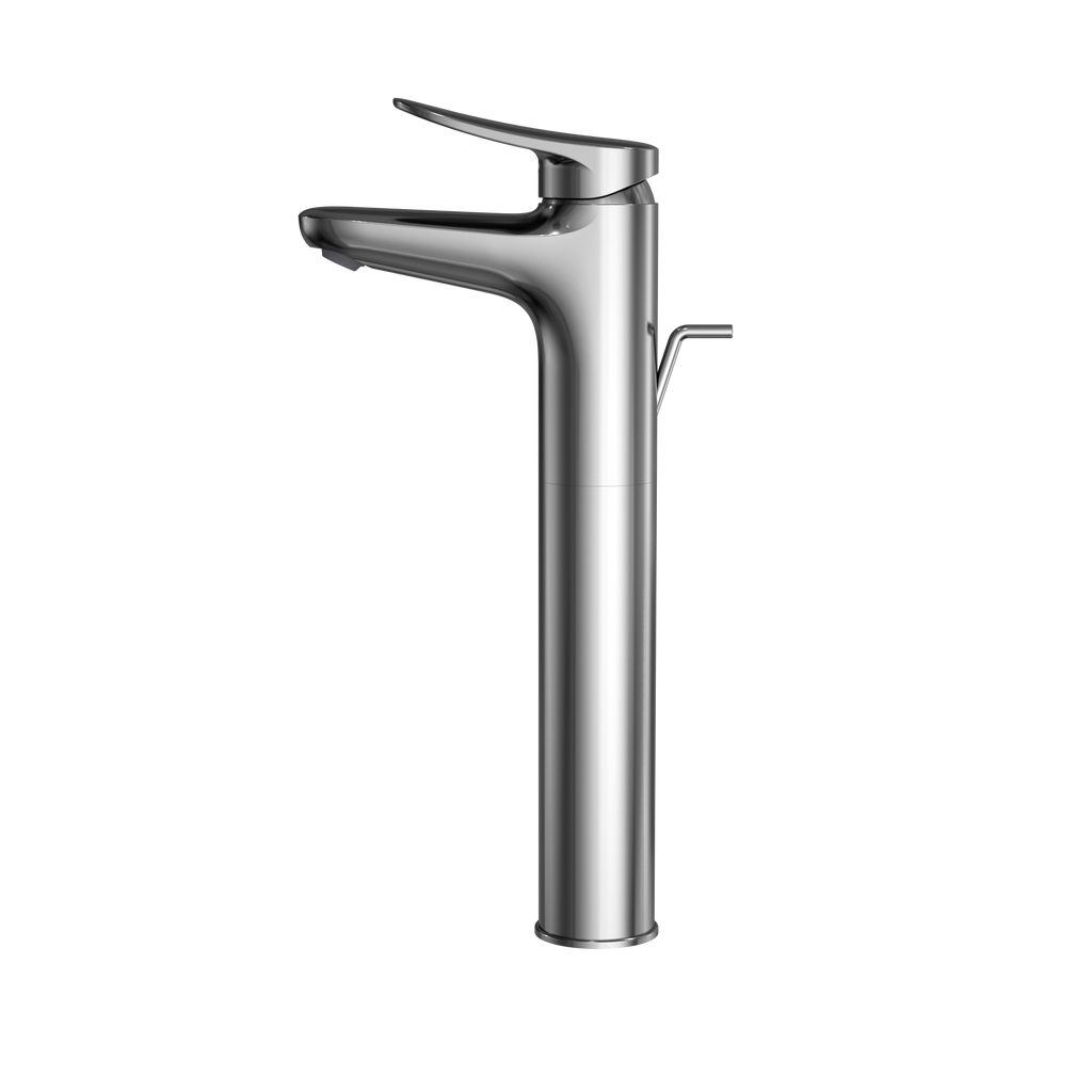TOTO TLS04306U#CP Lf Series 1.2 Gpm Single Handle Bathroom Faucet For Vessel Sink With Drain Assembly - Polished Chrome