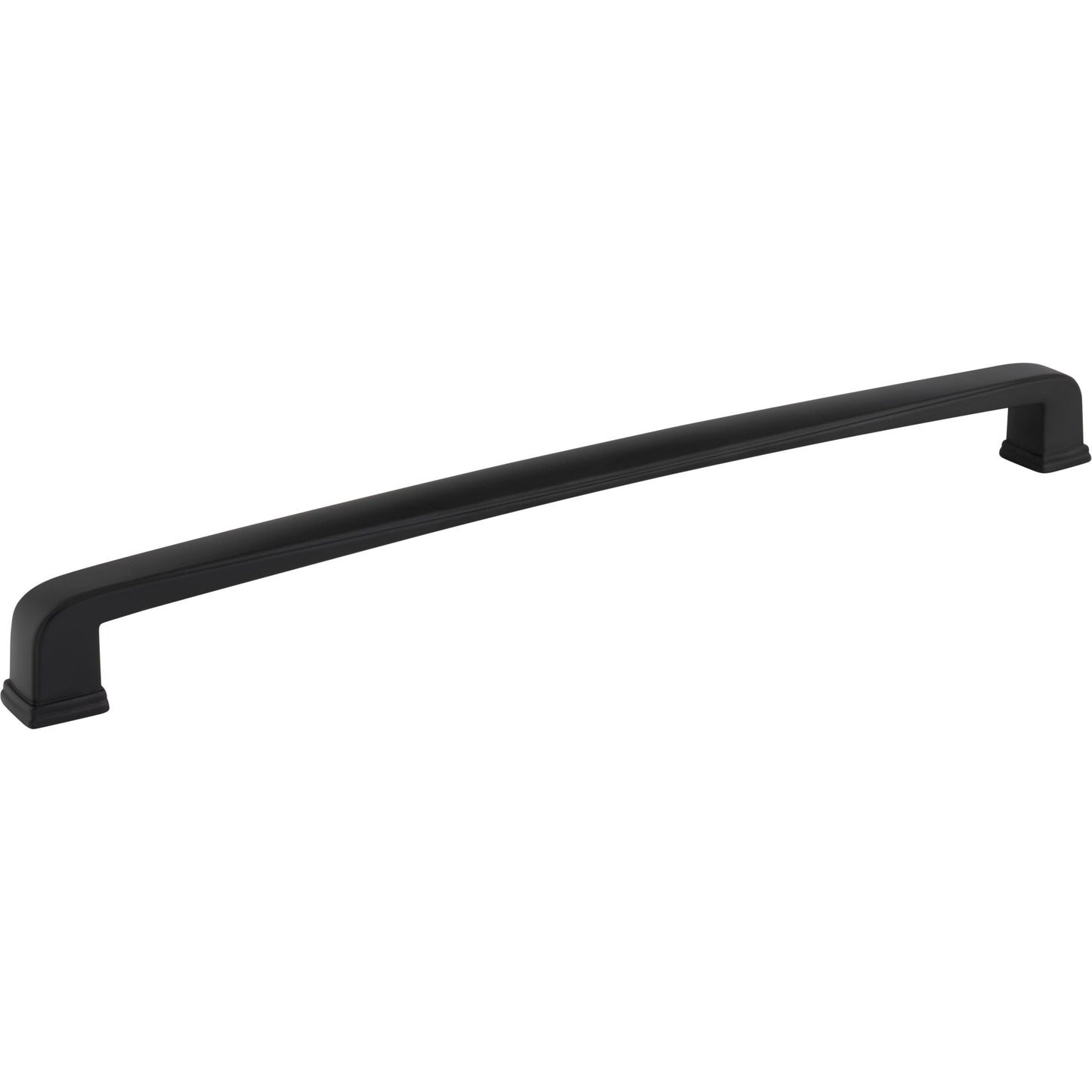 JEFFREY ALEXANDER 1092-12MB Milan 1 12" Center-to-Center Appliance Pull - Matte Black