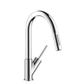AXOR 10824001 Starck Prep Kitchen Faucet 2-Spray Pull-Down, 1.75 GPM - Chrome