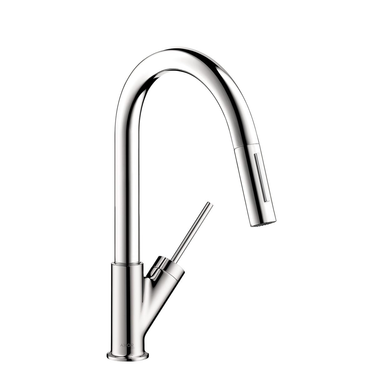AXOR 10824001 Starck Prep Kitchen Faucet 2-Spray Pull-Down, 1.75 GPM - Chrome