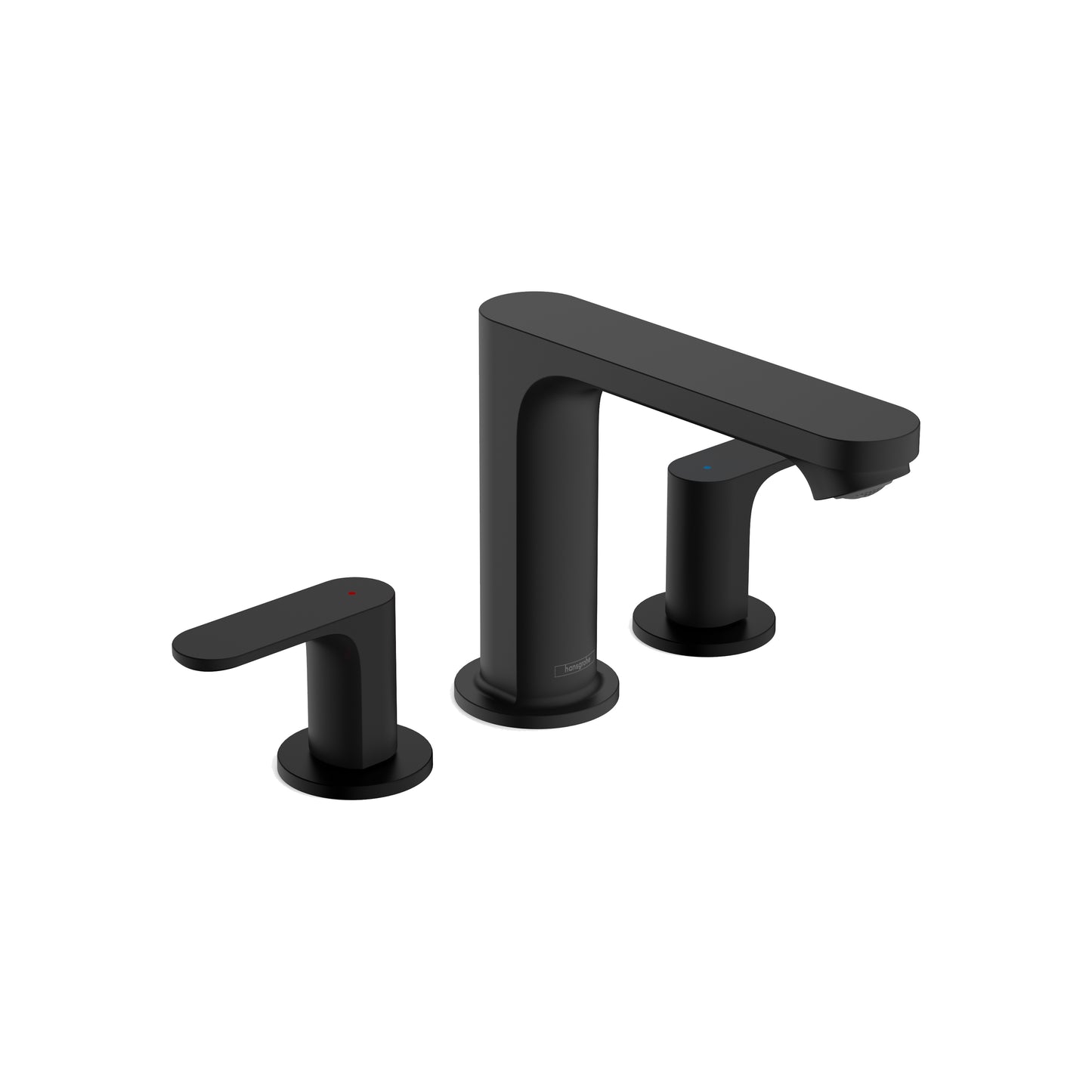 HANSGROHE 72530671 Rebris S Widespread Faucet 110 with Pop-Up Drain, 1.2 GPM - Matte Black