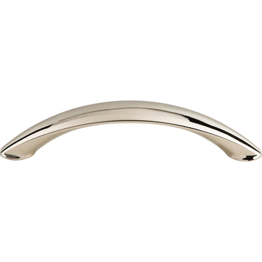 TOP KNOBS M1927 Arc 4" Center to Center Bar Pull - Polished Nickel